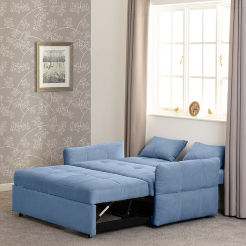 Chelsea Sofa Bed - Blue Fabric