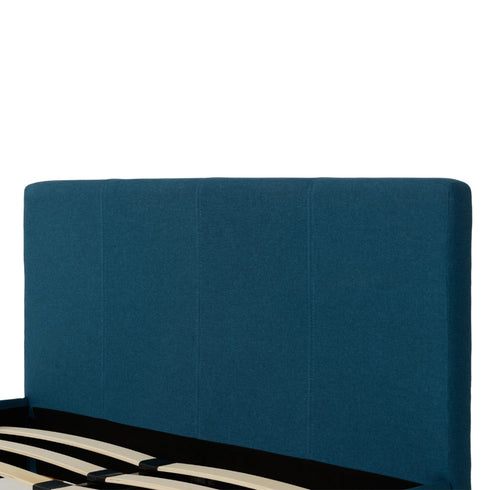 Prado 4FT6 Bed - Petrol Blue Fabric