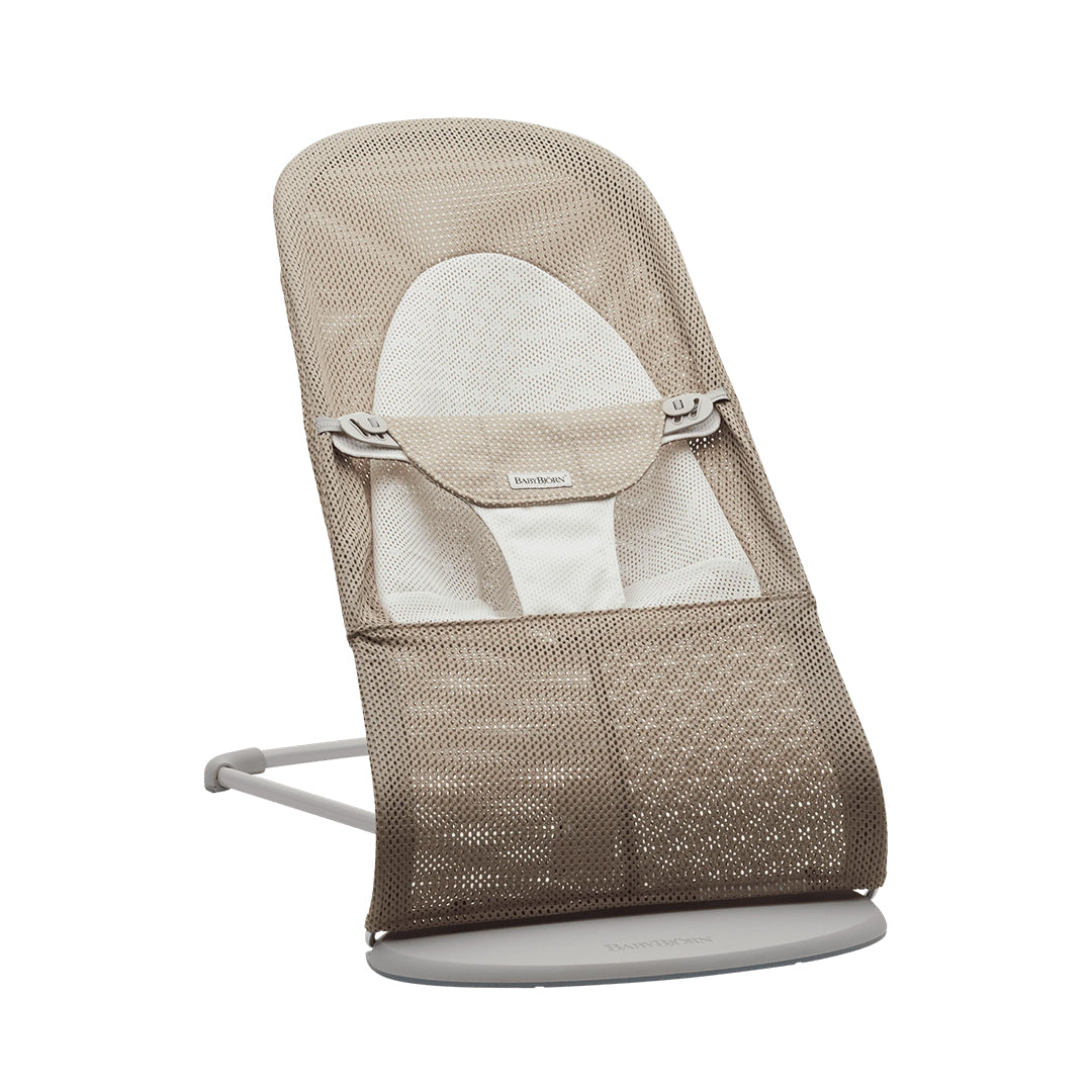 BabyBjörn Baby Bouncers Balance Soft- 3D Mesh, Grey Beige/White