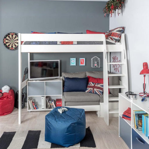 Highsleeper, Sofa, Cube Sofa Grey Choose Door Colour  (1 Pair)