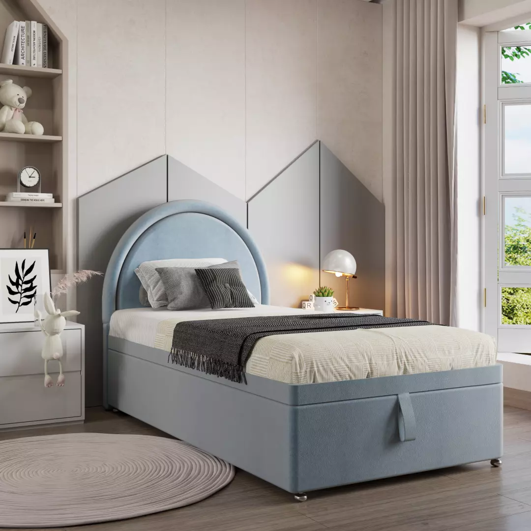 Crescent Divan Ottoman Kids Bed