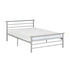 Orion 4FT6 Bed - Silver