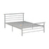 Orion 4FT Bed - Silver