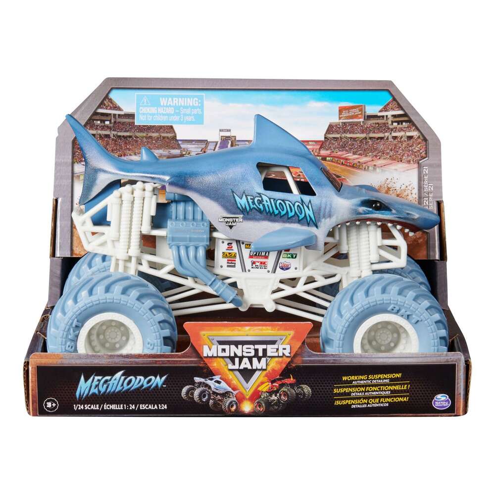 Monster Jam 1:24 Die Cast Megalodon