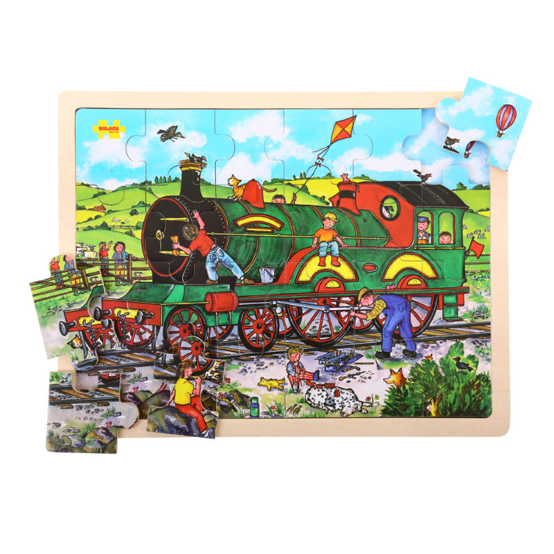 Bigjigs Tray Puzzle - Train