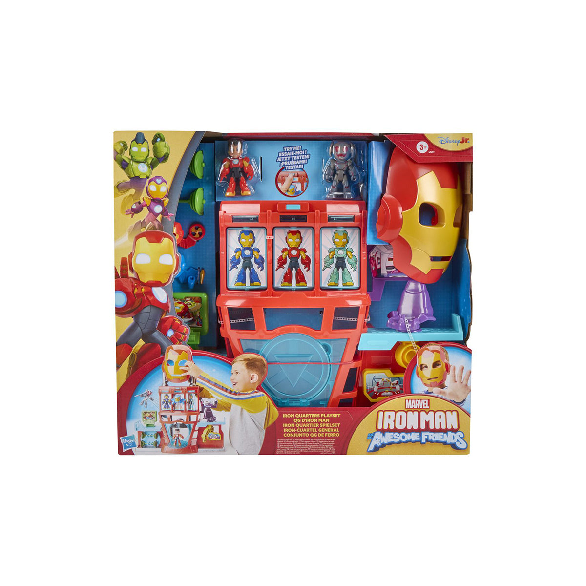 Iron Man and his Awesome Friends Iron Quarters Playset