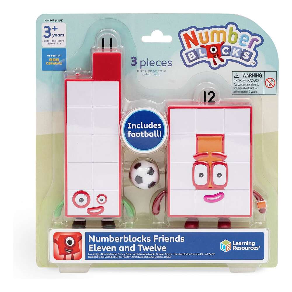 Numberblocks Eleven and Twelve Figure Pack