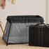 BabyBjörn Bundle Travel Cot Light + Fitted Sheet Black
