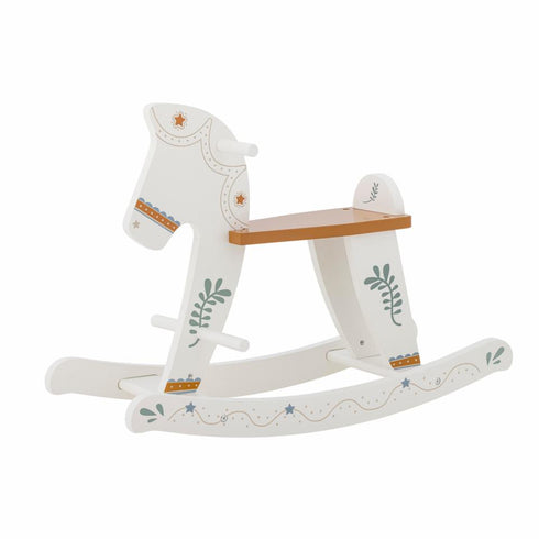 Bloomingville Ruddy Rocking Toy Horse White MDF