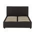 Prado Plus 4FT6 Storage Bed - Brown Faux Leather