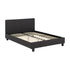 Prado 4FT Bed - Brown Faux Leather
