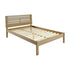 Santana 4FT6 Bed  - Light Oak/Rattan Effect