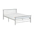 Orion 4FT Bed - Silver