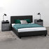 Prado 5FT Bed - Black Faux Leather