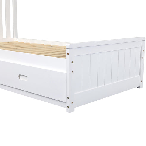 Timeless White Kids Storage 4 Drawer Bed