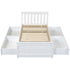 Timeless White Kids Storage 4 Drawer Bed