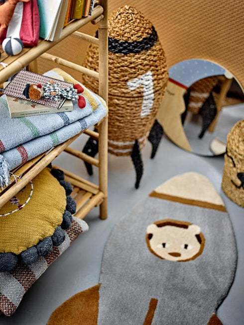 Bloomingville Space Rug Blue Wool