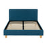 Prado 4FT6 Bed - Petrol Blue Fabric