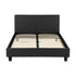 Prado 4FT6 Bed - Black Faux Leather