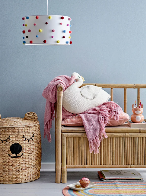 Bloomingville Dolma Basket w/Lid, Nature, Water Hyacinth