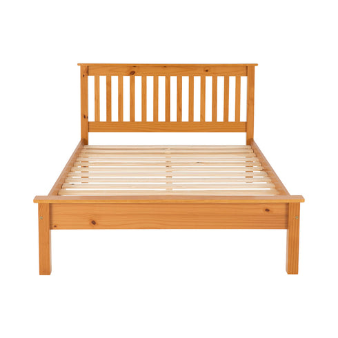 Monaco 5FT Bed Low Foot End - Antique Pine