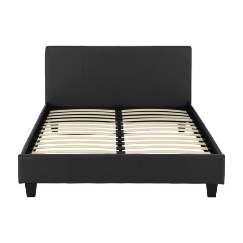 Prado 5FT Bed - Black Faux Leather