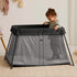 BabyBjörn Bundle Travel Cot Light + Fitted Sheet Black