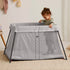 BabyBjörn Bundle Travel Cot Light + Fitted Sheet Silver