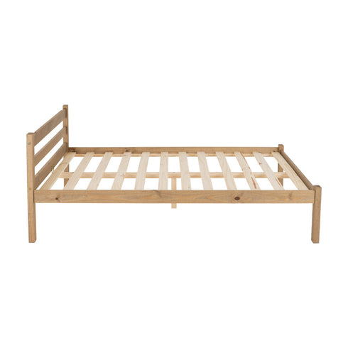 Panama 4FT6 Bed - Natural Wax