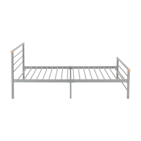 Orion 4FT6 Bed - Silver