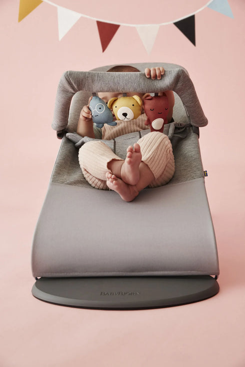 BabyBjörn Bouncer and Toy Bundle - Light Grey
