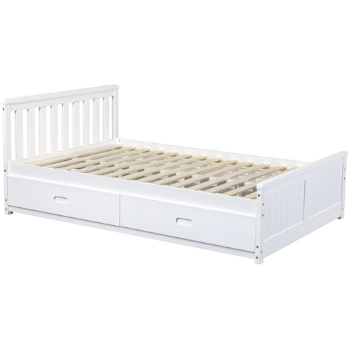 Timeless White Kids Storage 4 Drawer Bed