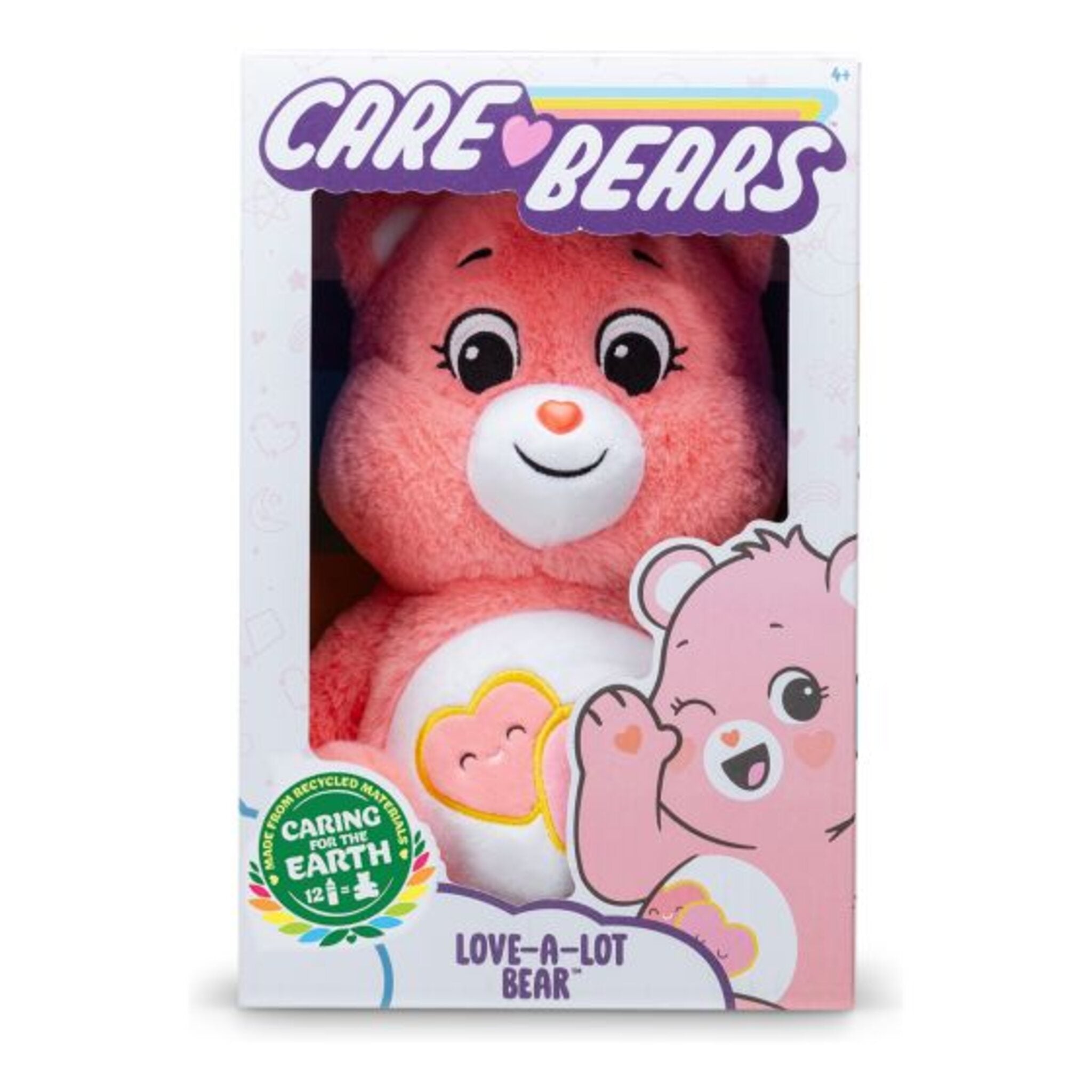 Care Bears 35cm Medium Plush Love-A-Lot Bear Eco