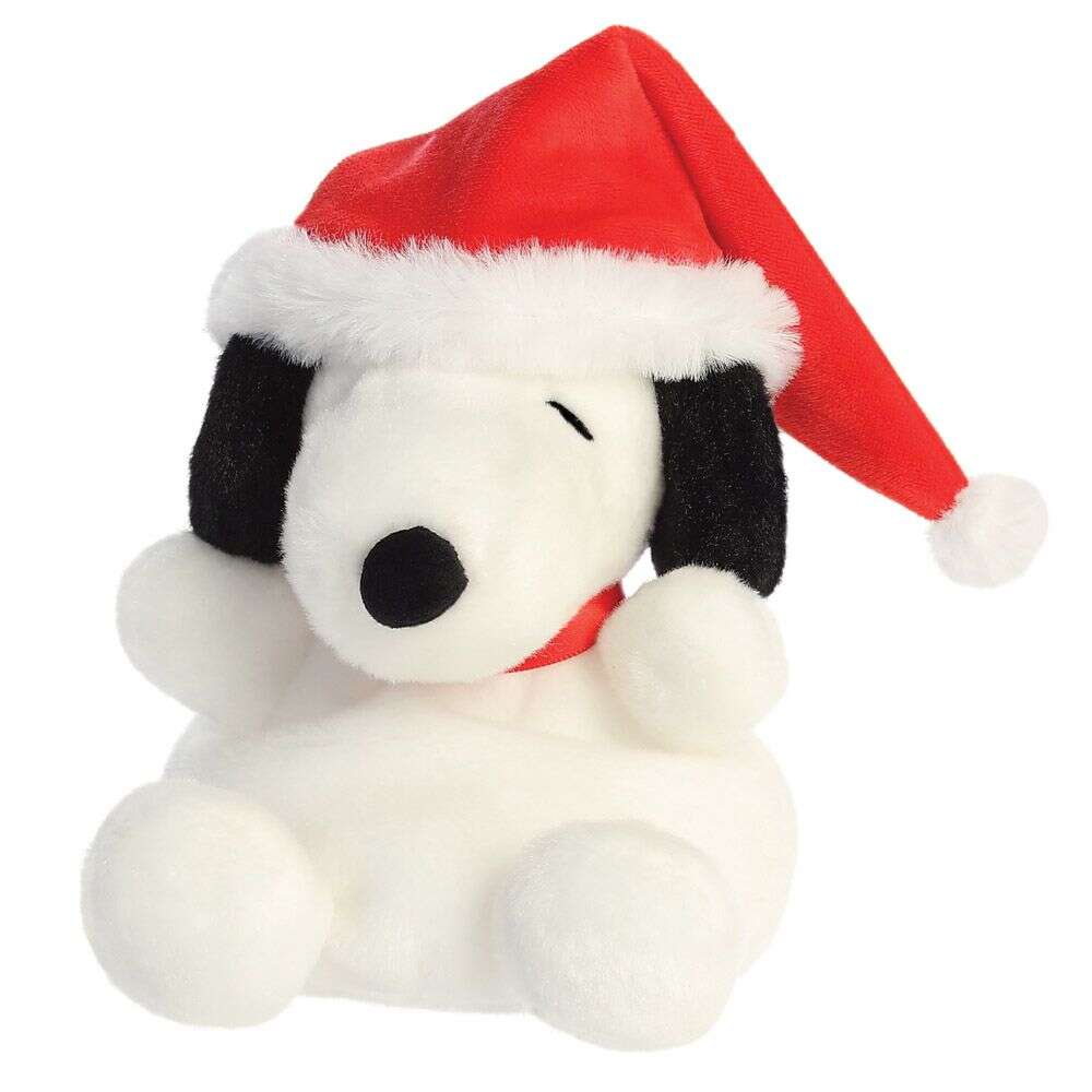Palm Pals Peanuts Santa Snoopy 5in