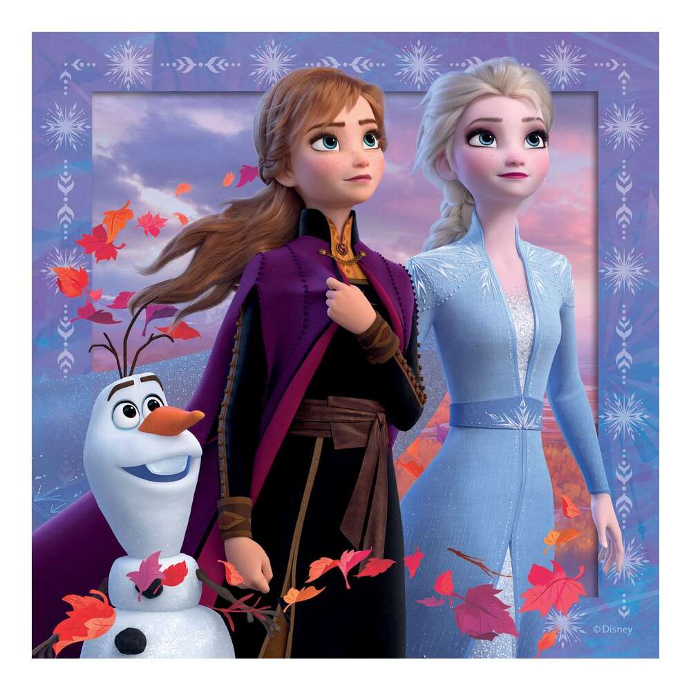 Frozen 2, 3x49pc Jigsaw Puzzle