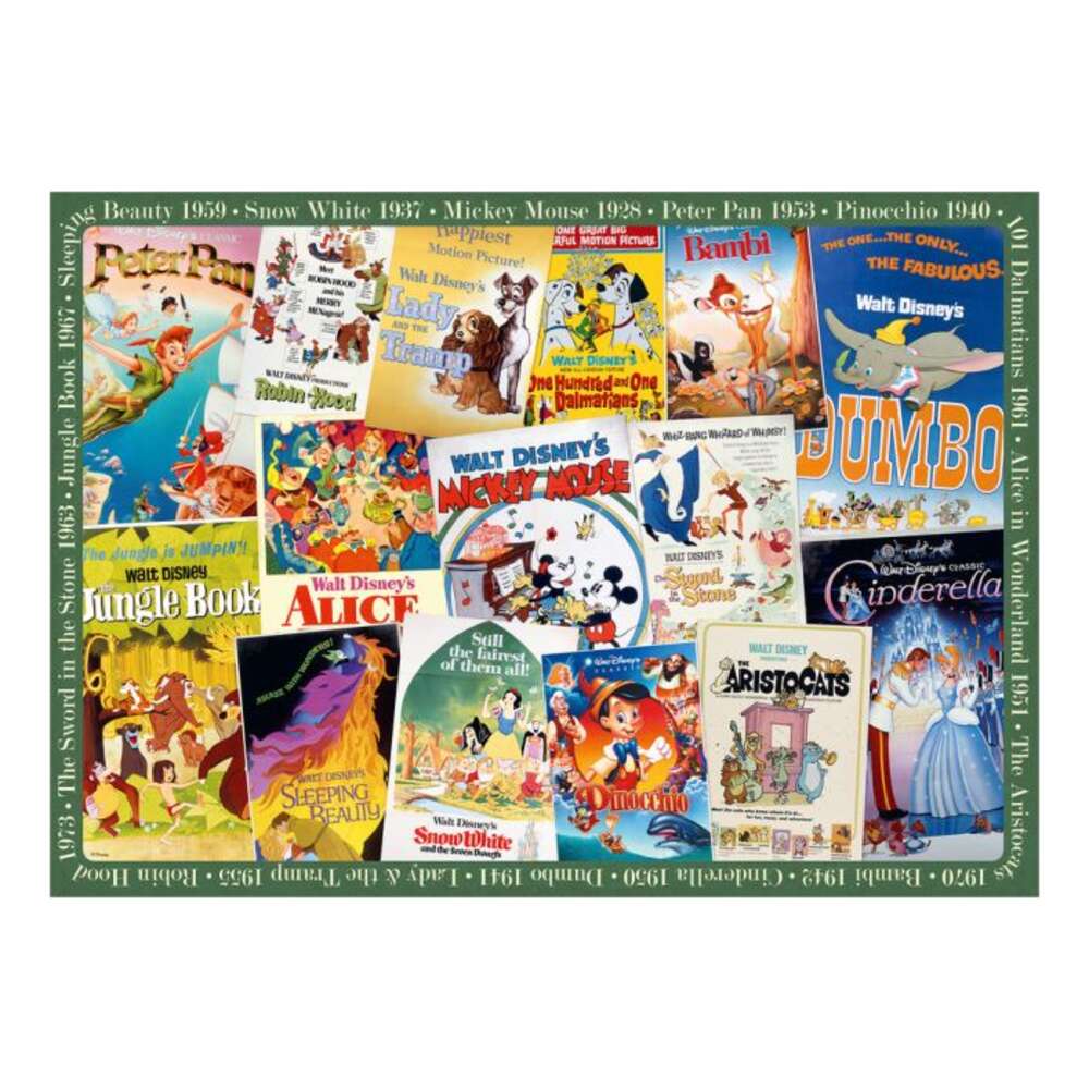 Disney Village Movie Poster 1000 Piece Jigsaw Puzzle