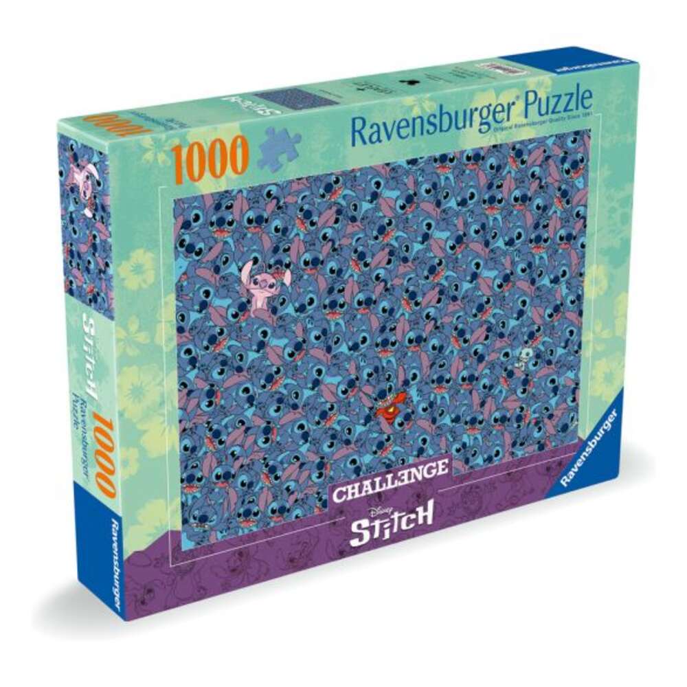 Disney Stitch Challenge 1000 Piece Jigsaw Puzzle