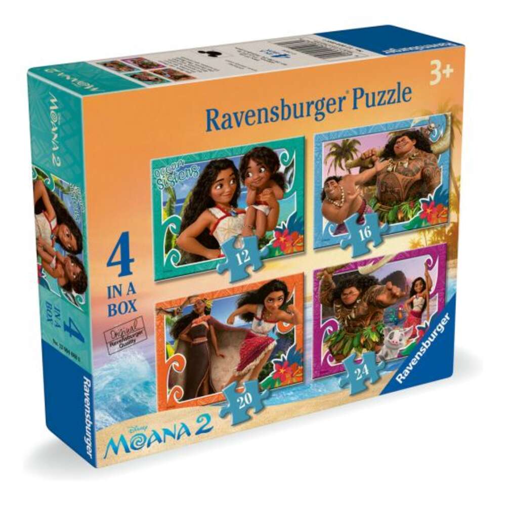 Moana 2 4 in a Box Jigsaw Puzzles