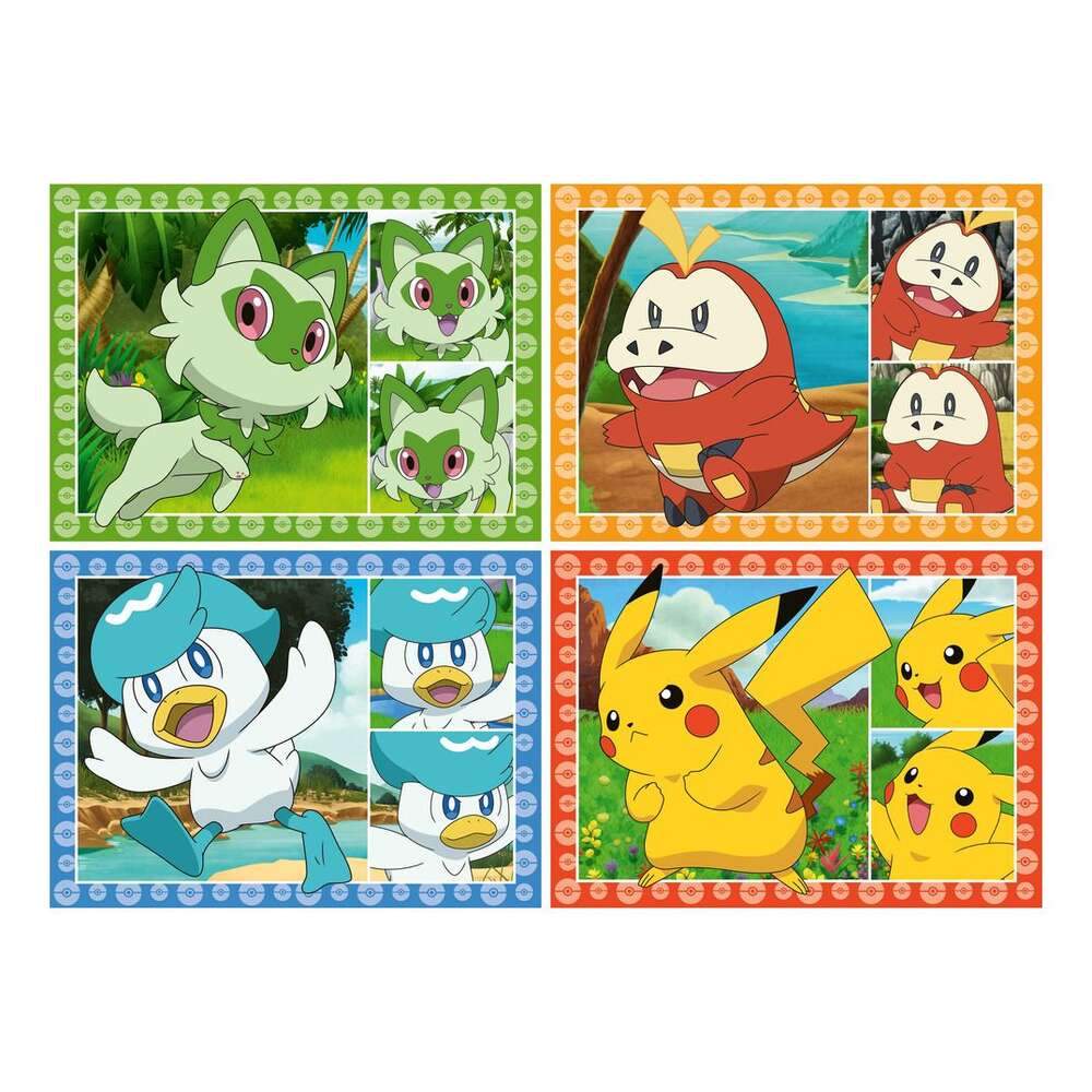 Speedy Puzzle Pokemon 4x35 Piece Jigsaw Puzzles