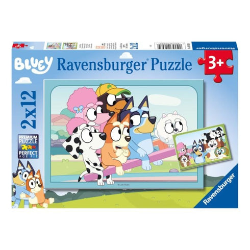Bluey 2x 12 Piece Jigsaw Puzzle