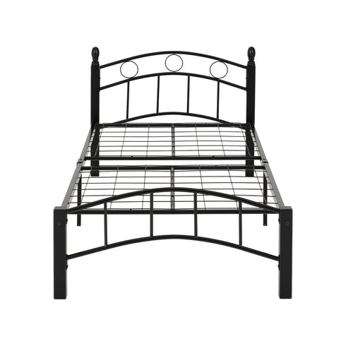 Luton 3FT Bed - Black/Blackips