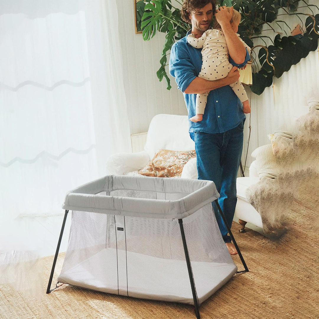 BabyBjörn Travel Cot Silver