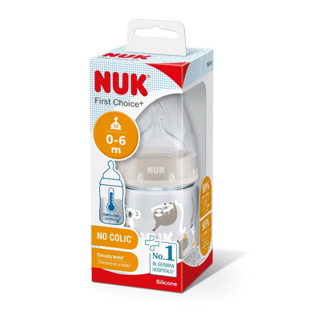 NUK First Choice Temp Con 150ml Silicone Bottle