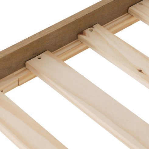 Panama 4FT6 Bed - Natural Wax