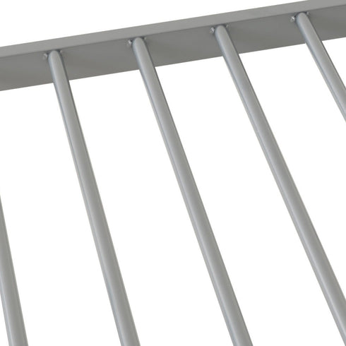 Orion 4FT6 Bed - Silver