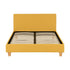 Prado 4FT6 Bed - Mustard Fabric
