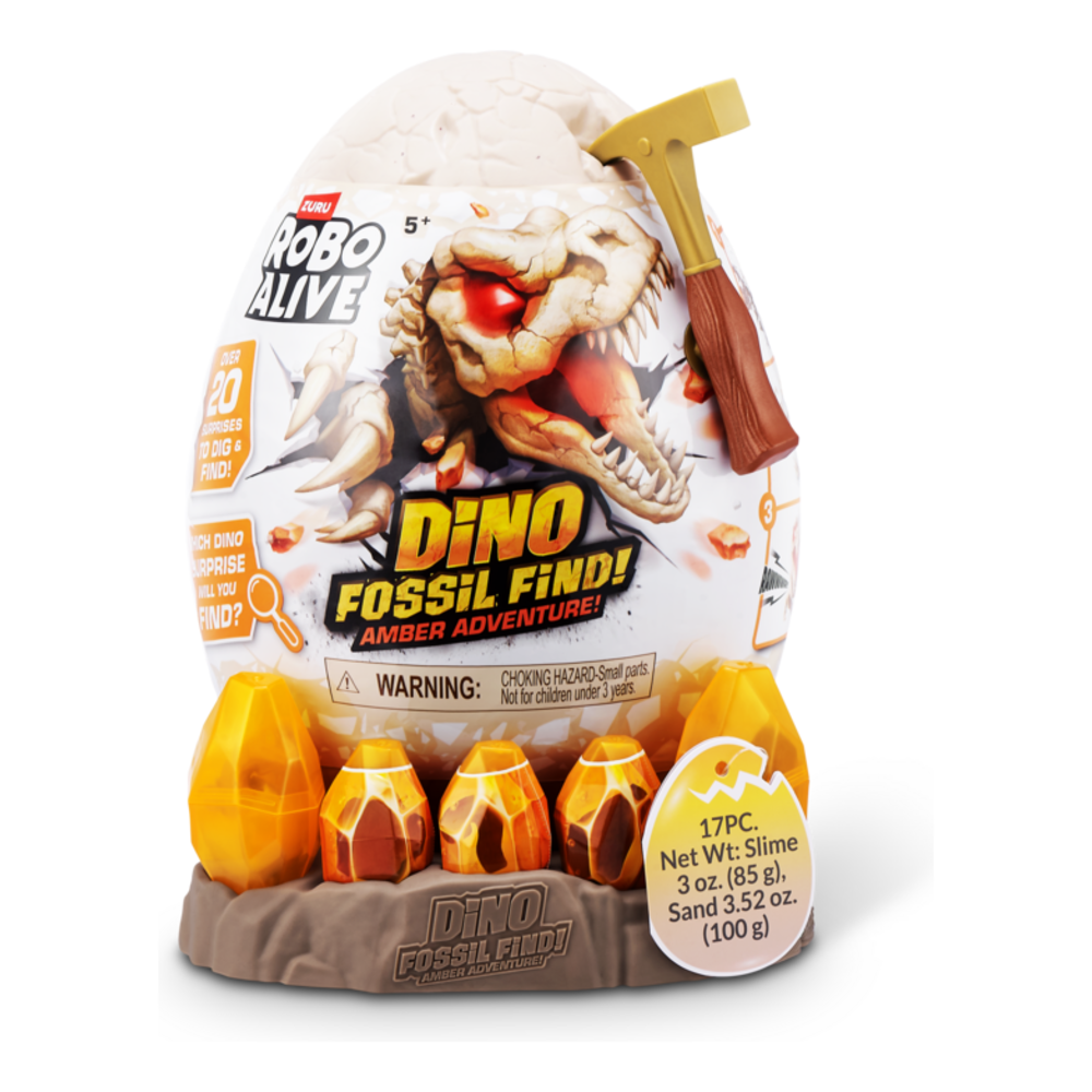 Robo Alive Dino Fossil Find S1 Amber Adventure