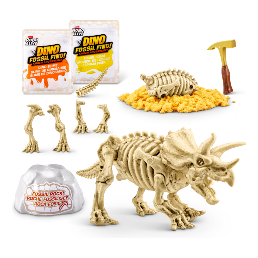 Robo Alive Dino Fossil Find S1 Amber Adventure