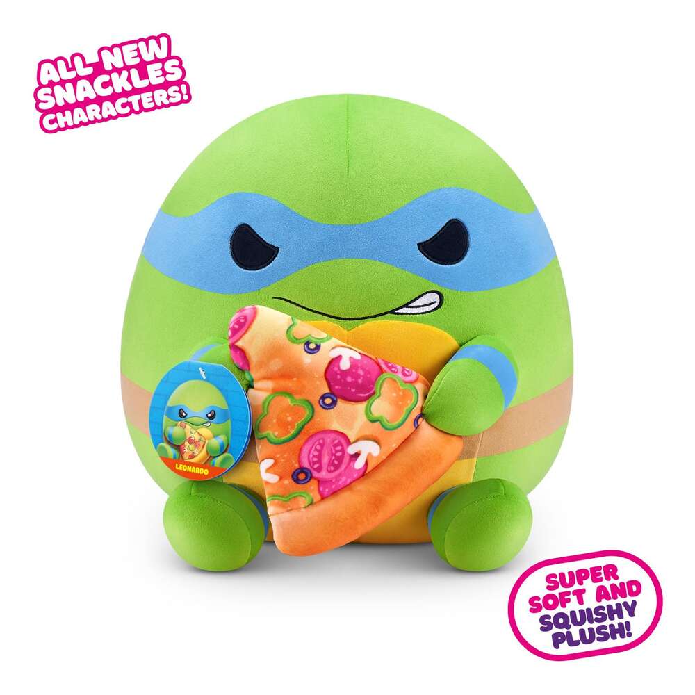 Snackles 14-Inch Plush Teenage Mutant Ninja Turtles Edition
