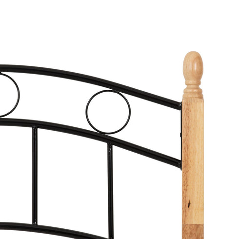 Luton 3FT Bed - Natural/Black